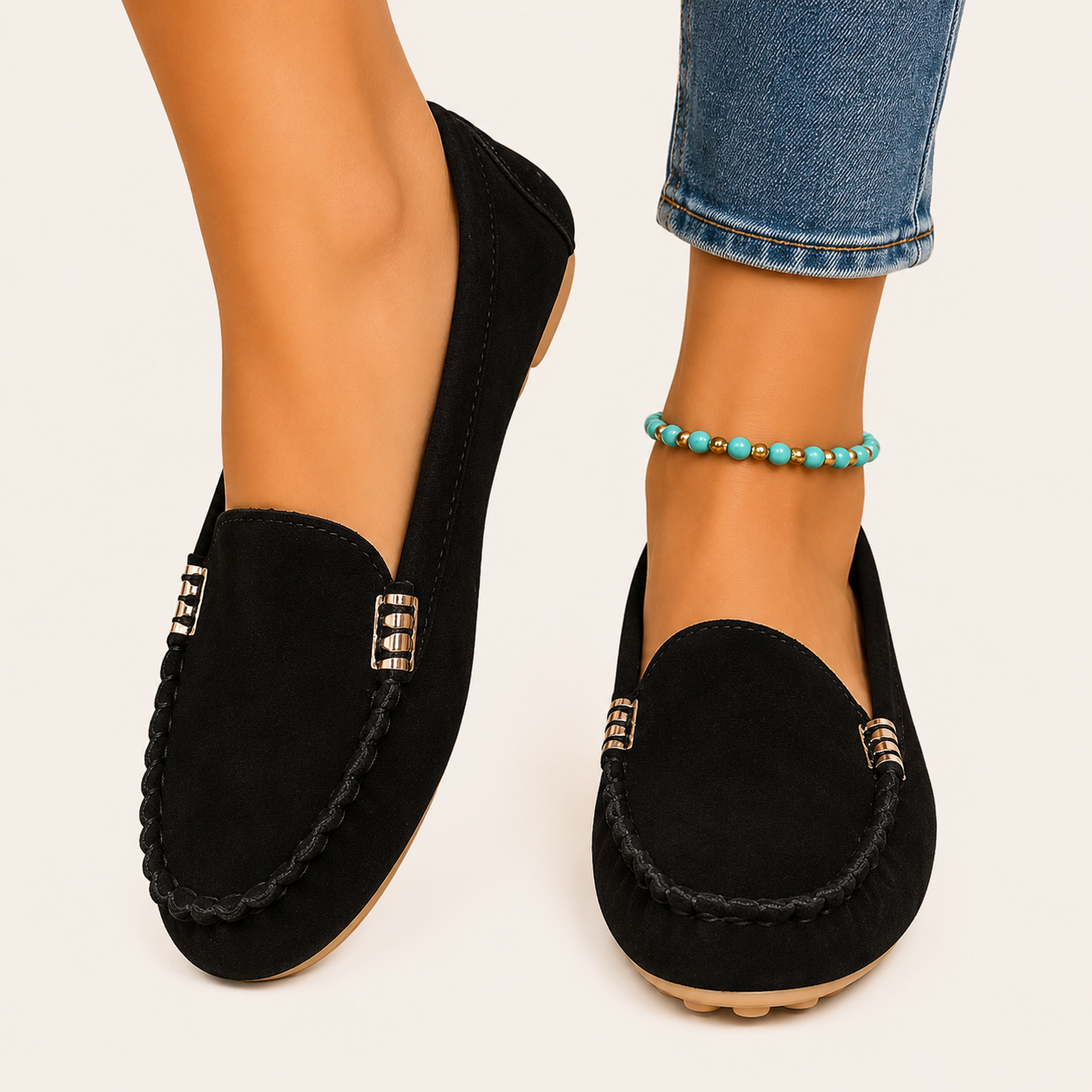 Mocasines Elegantes Detalle Metálico