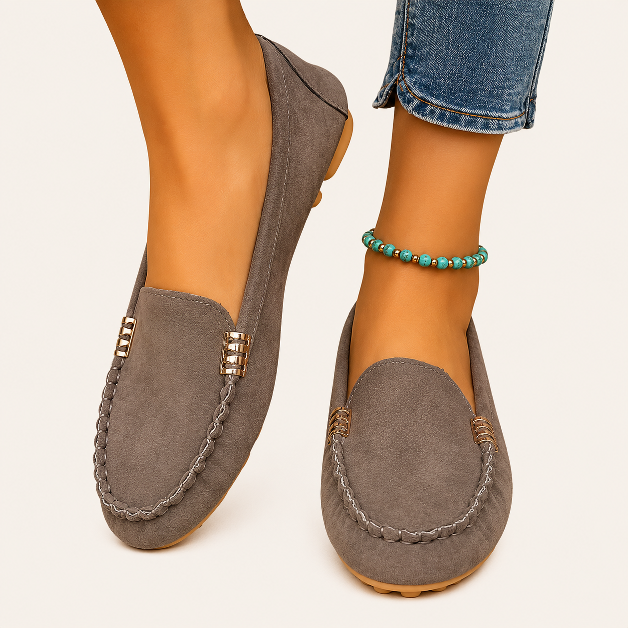 Mocasines Elegantes Detalle Metálico