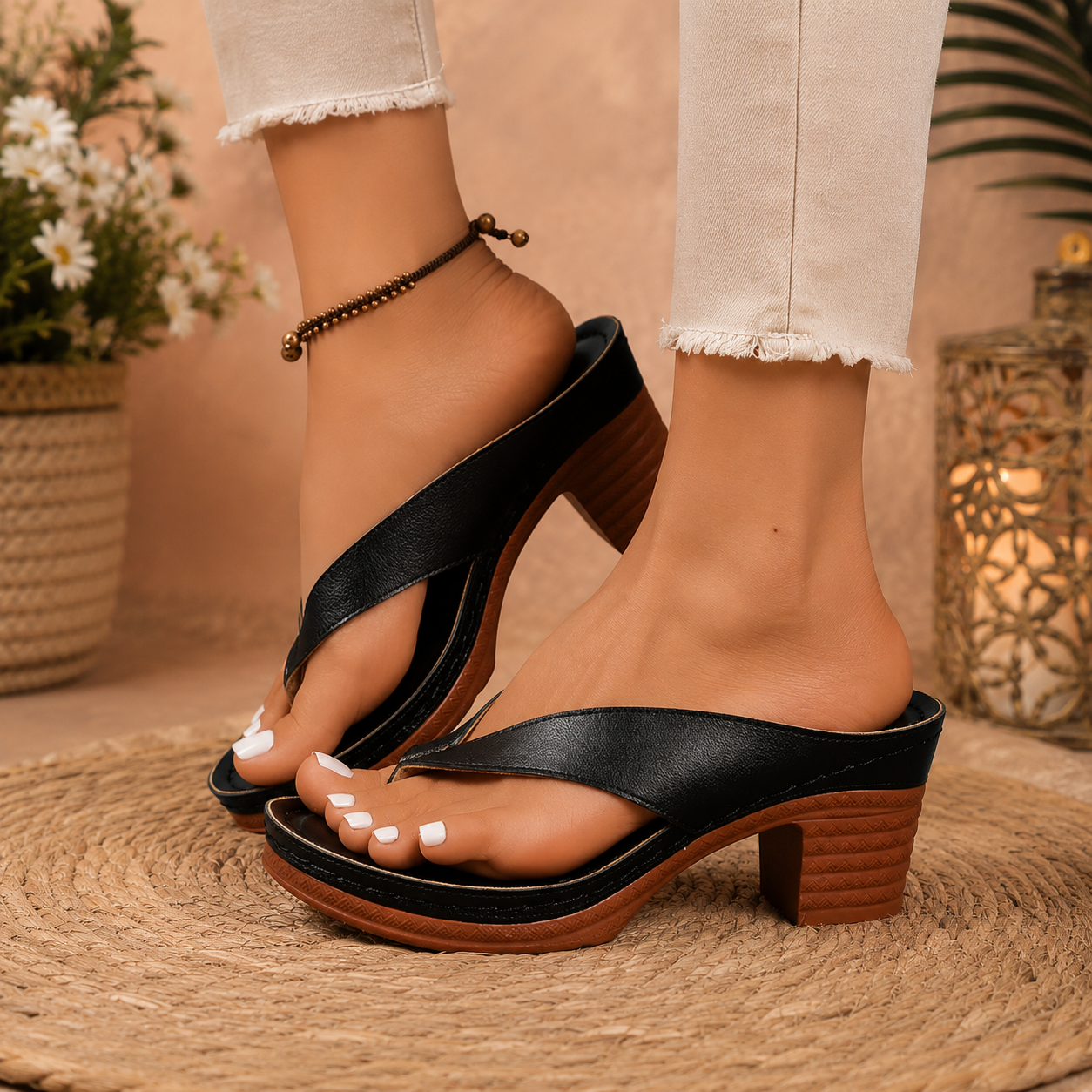 Zapatillas Ortopédicas Mujer Tacón