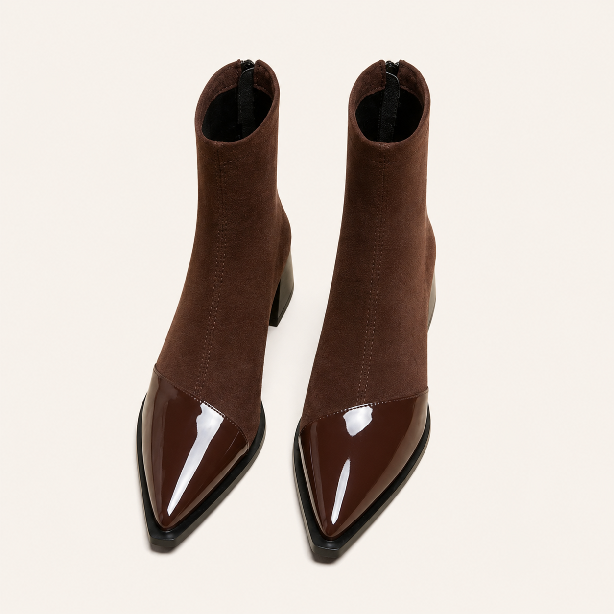 Botines Ante Elegantes Mujer