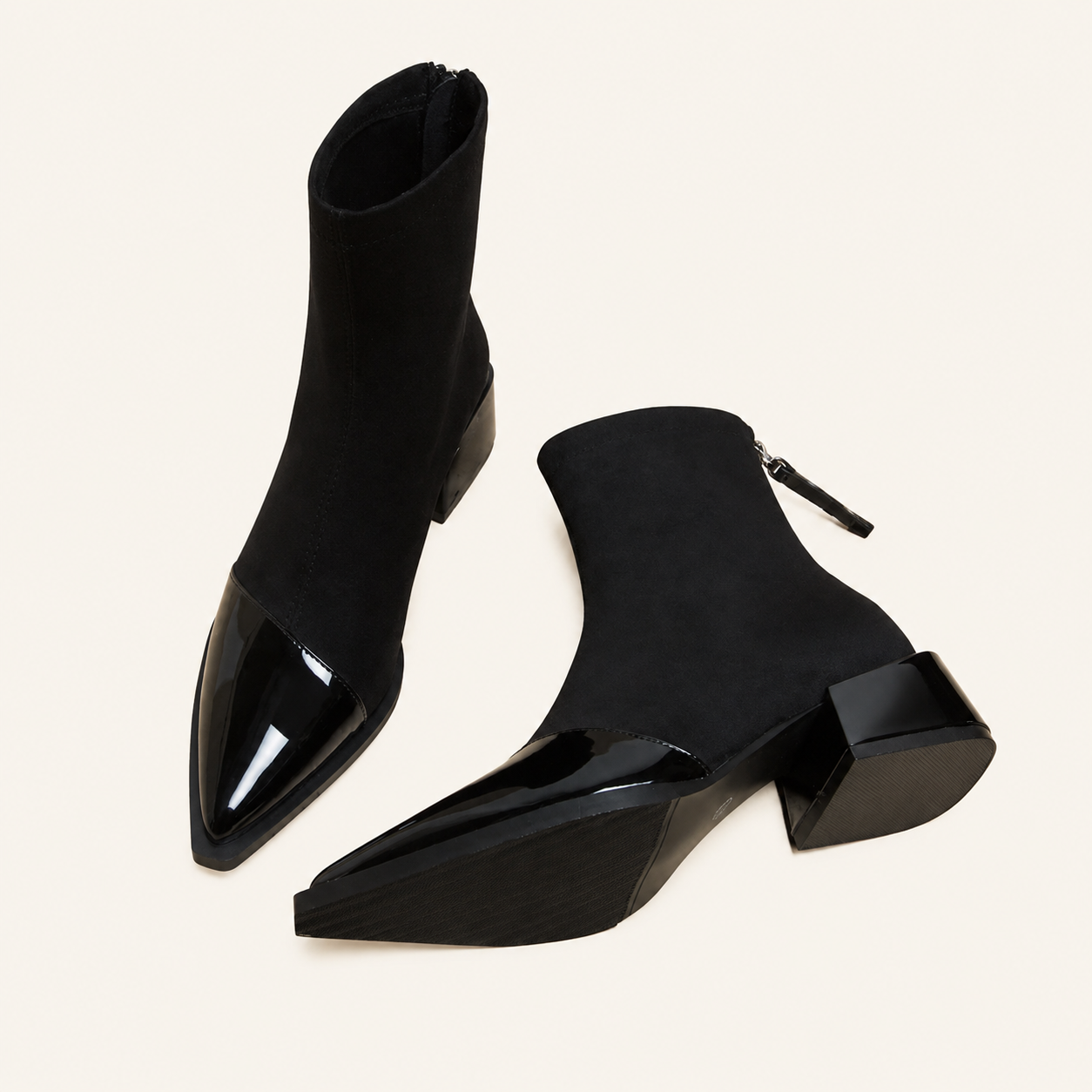 Botines Ante Elegantes Mujer