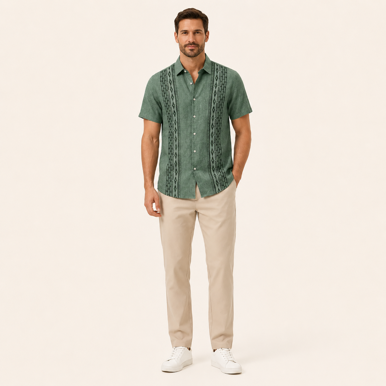 Camisa Floral Hombre