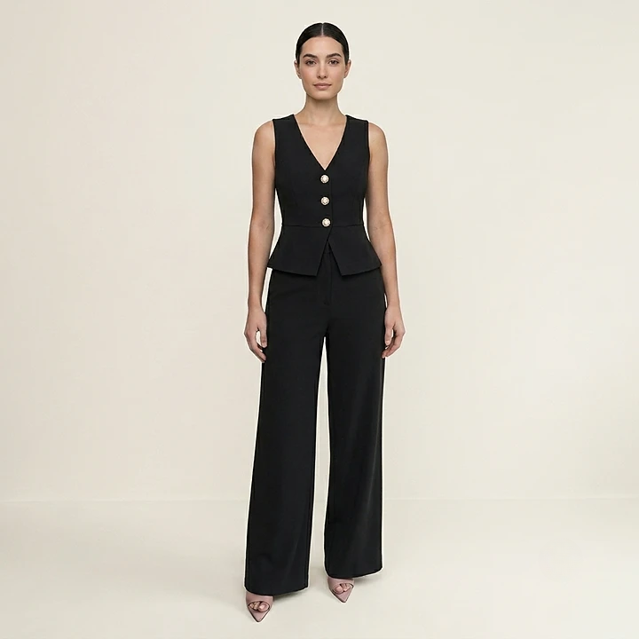 Conjunto Chaleco Pantalón Mujer