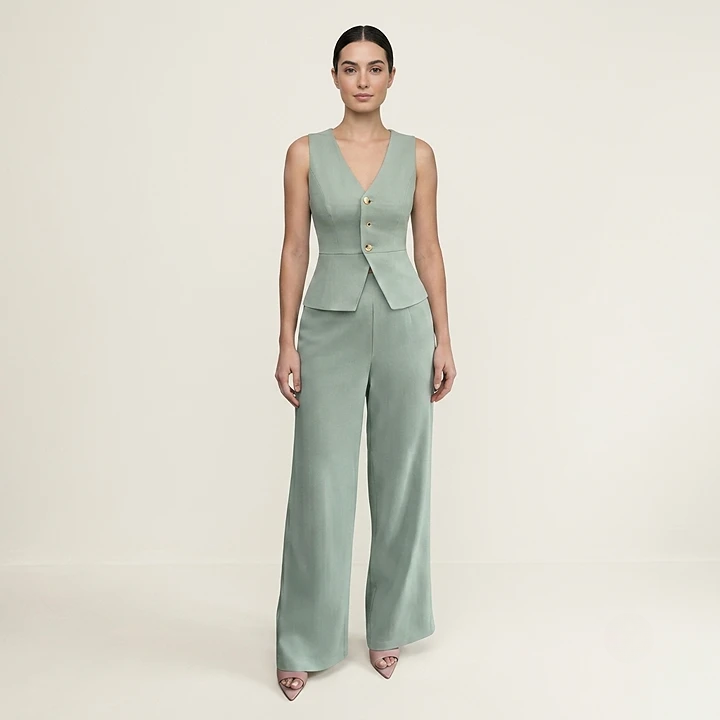 Conjunto Chaleco Pantalón Mujer