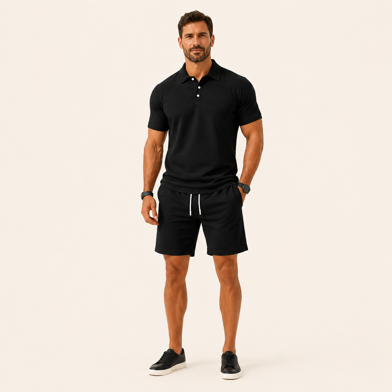 Conjunto Polo Hombre Cremallera