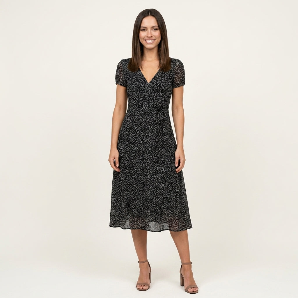 Vestido Línea A Fluido