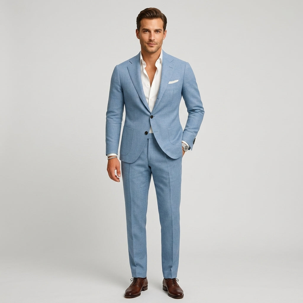 Traje ligero lino verano