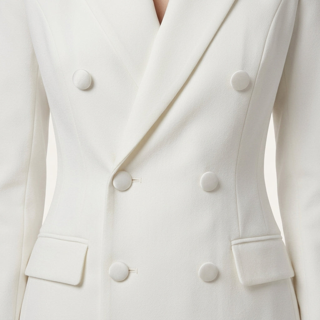 Vestido midi sastre elegante