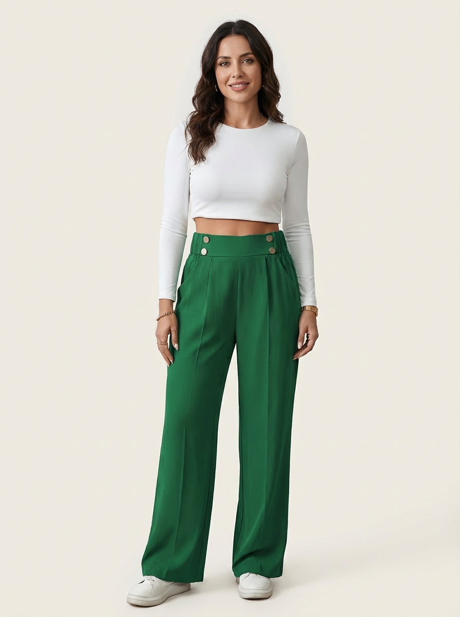 Pantalón oficina elegante mujer