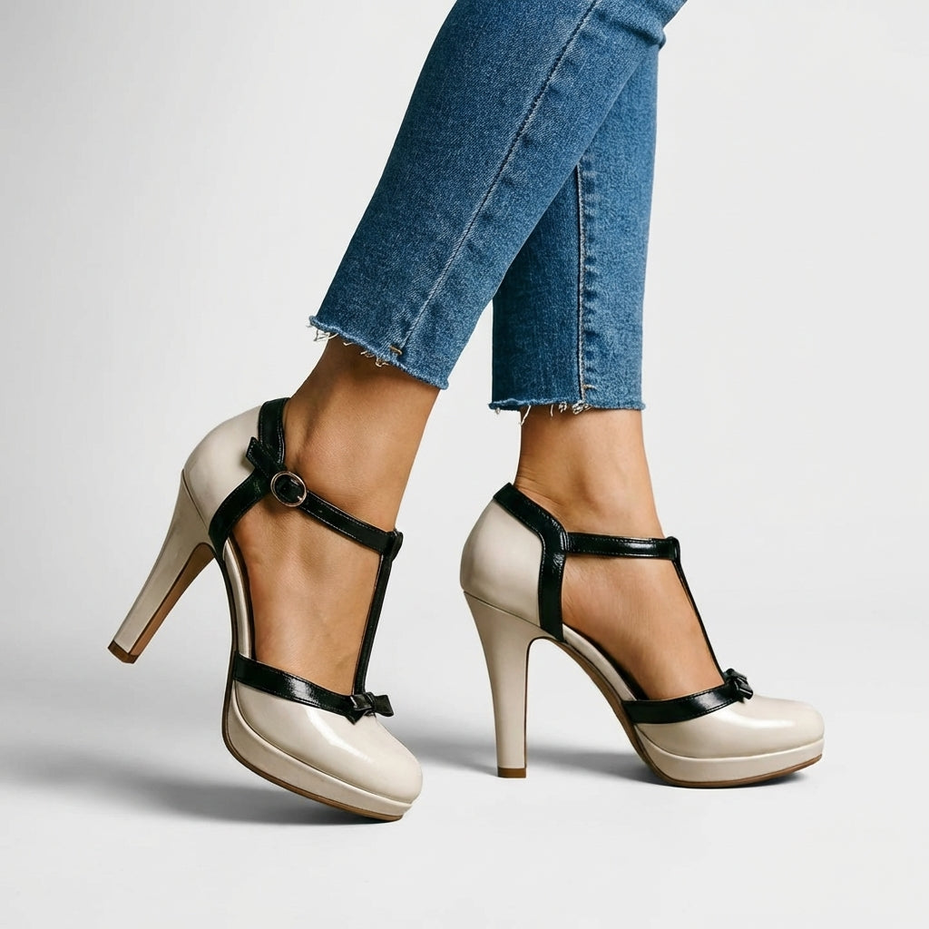 Sandalias Tacón con Correas