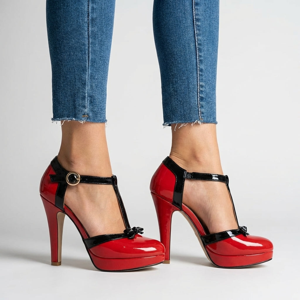 Sandalias Tacón con Correas