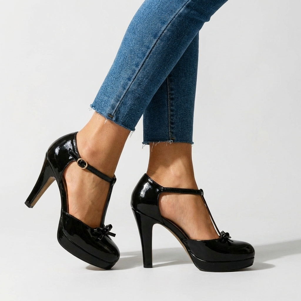 Sandalias Tacón con Correas