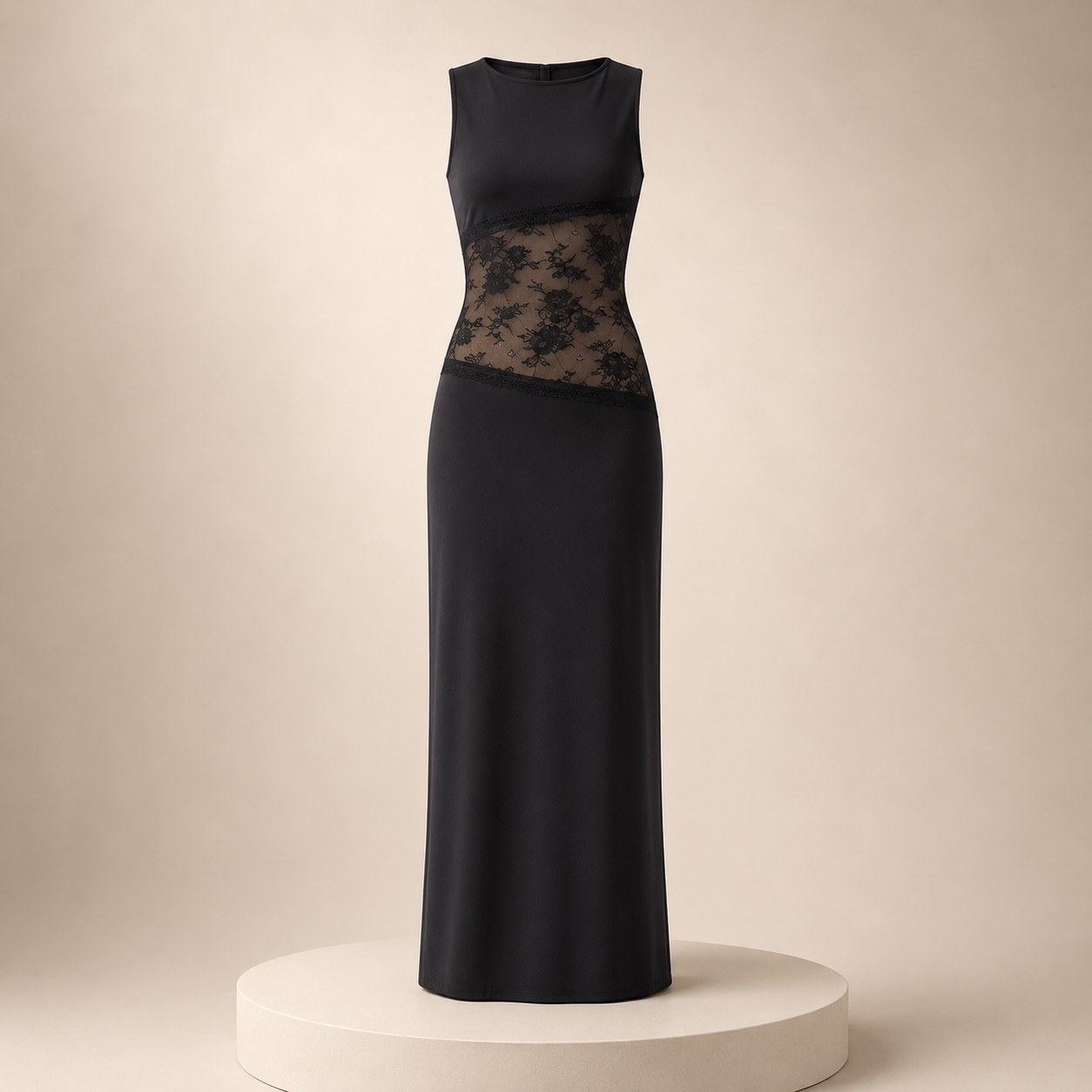 Vestido Maxi Elegante Encaje