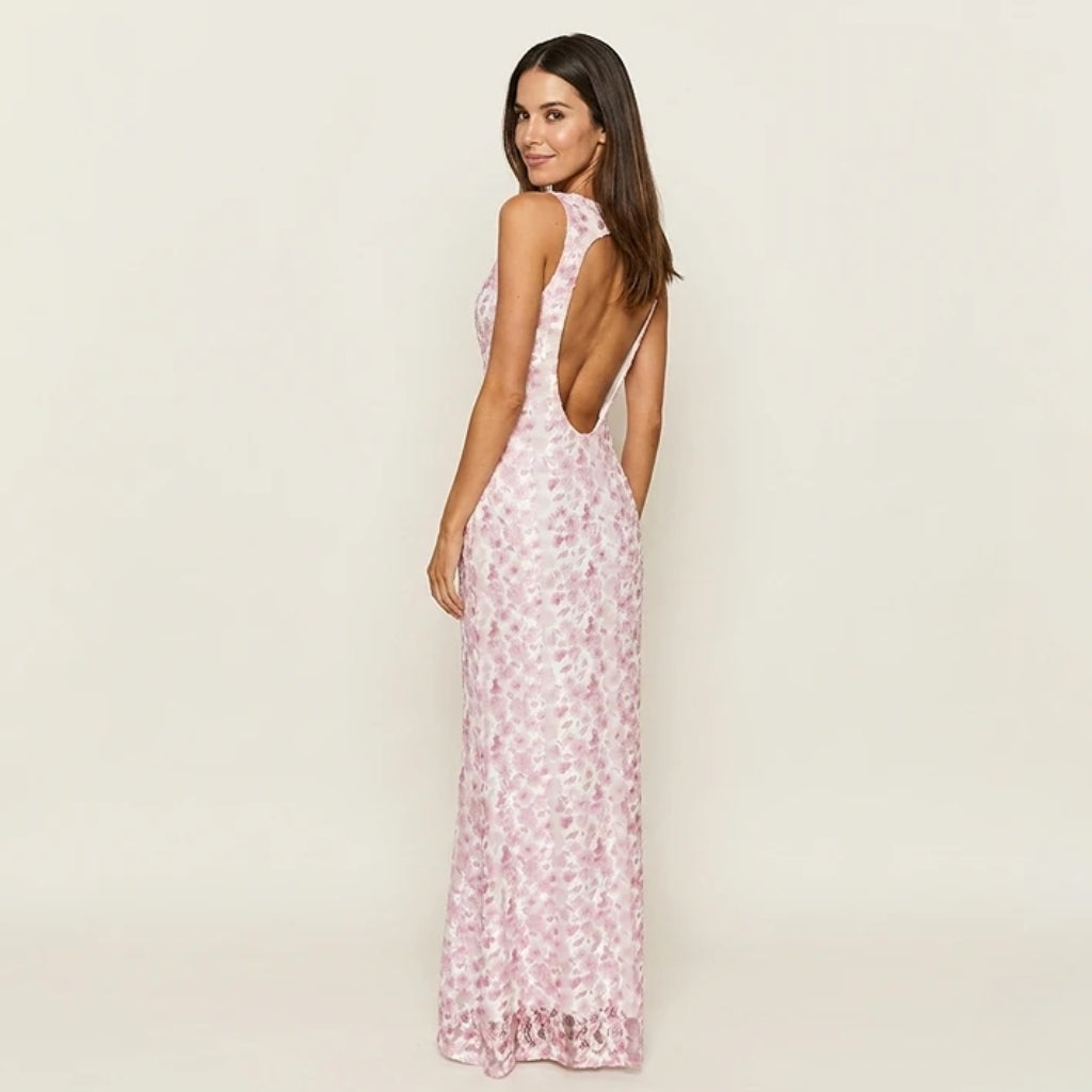 Vestido Maxi Estampado Mujer