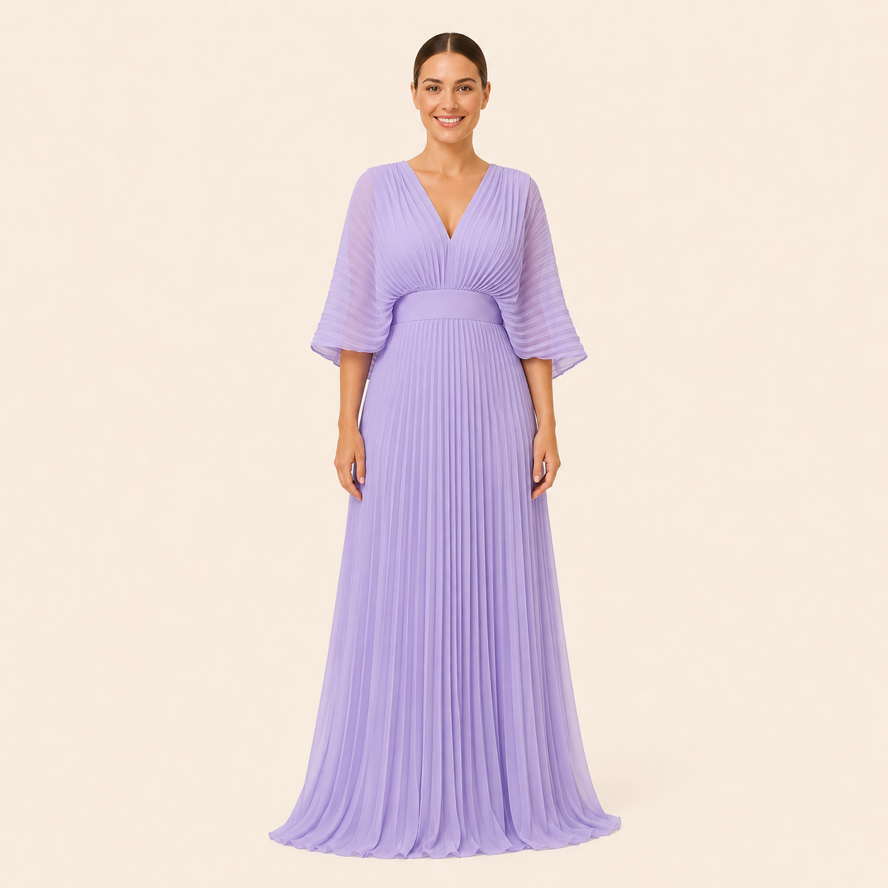 Vestido Maxi Plisado