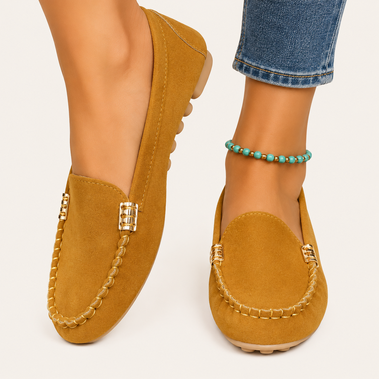 Mocasines Elegantes Detalle Metálico