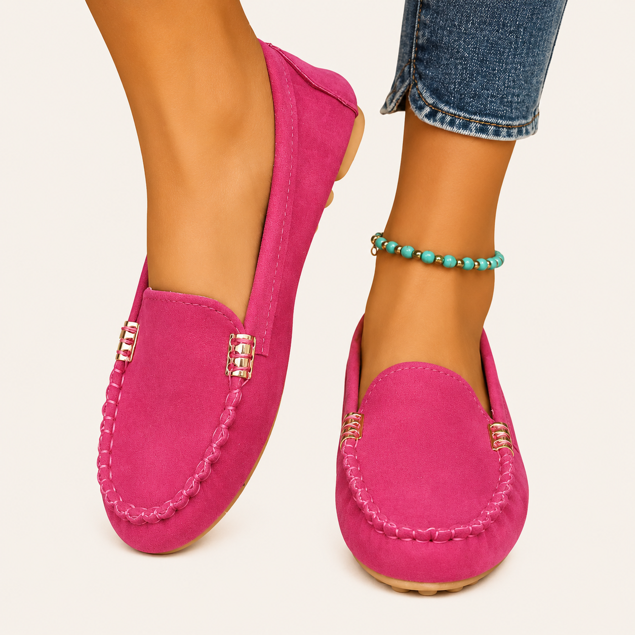 Mocasines Elegantes Detalle Metálico