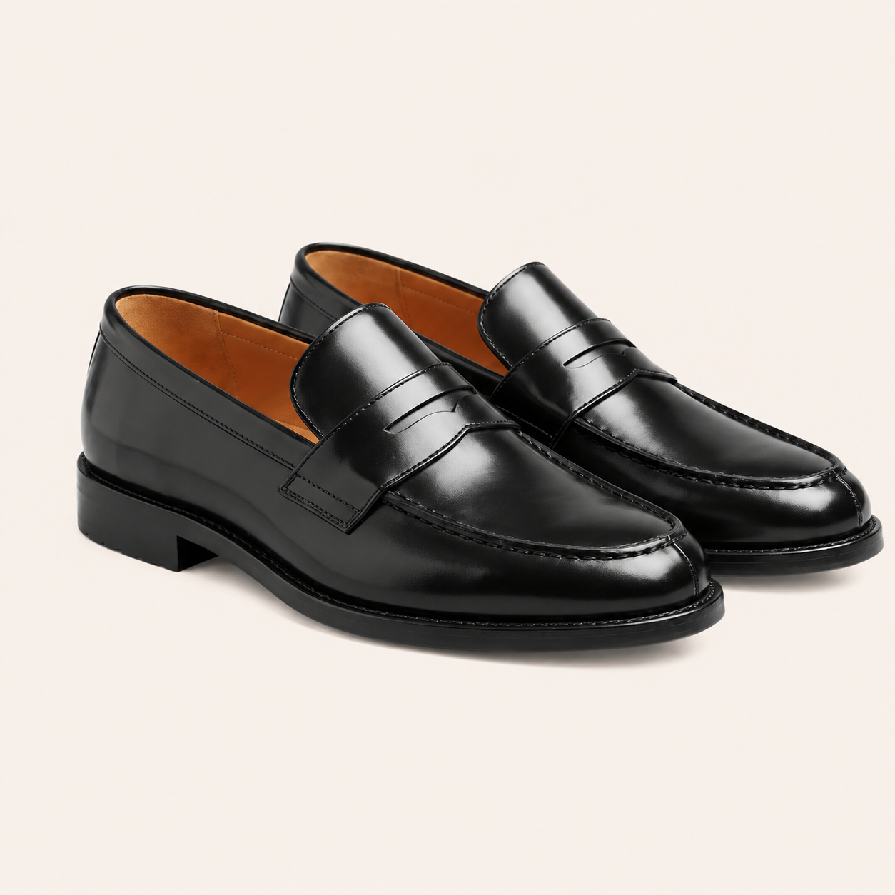 Mocasines Penny Hombre Piel
