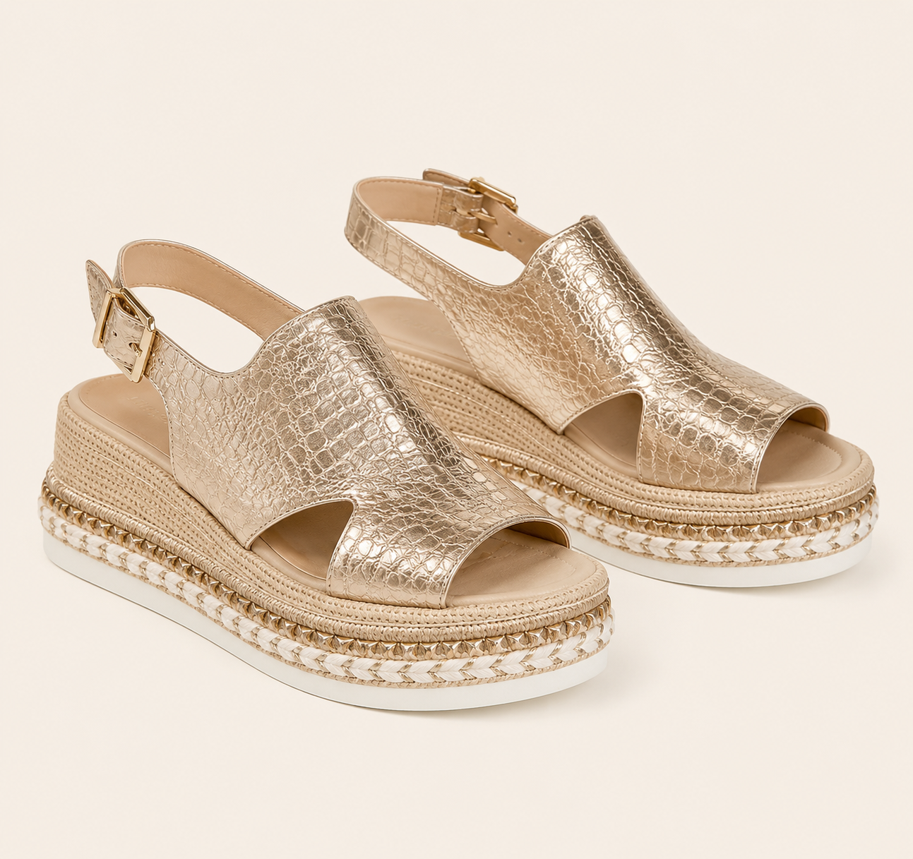 Sandalias Cuña Ortopédicas Mujer