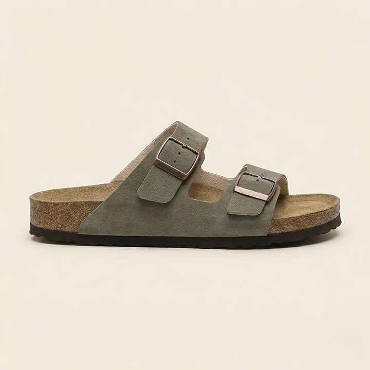 Sandalias Hombre Doble Hebilla