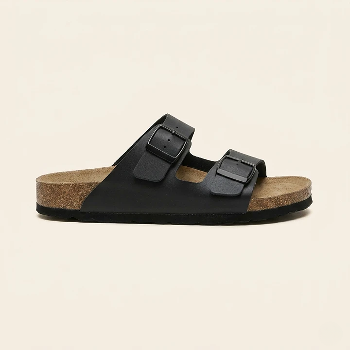 Sandalias Hombre Doble Hebilla