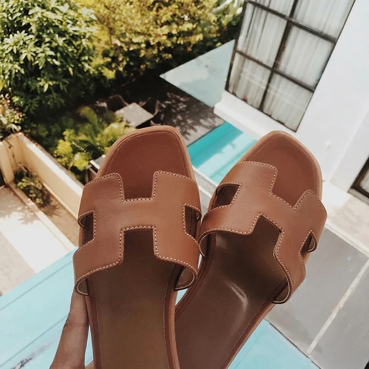 Sandalias Piel Mujer H