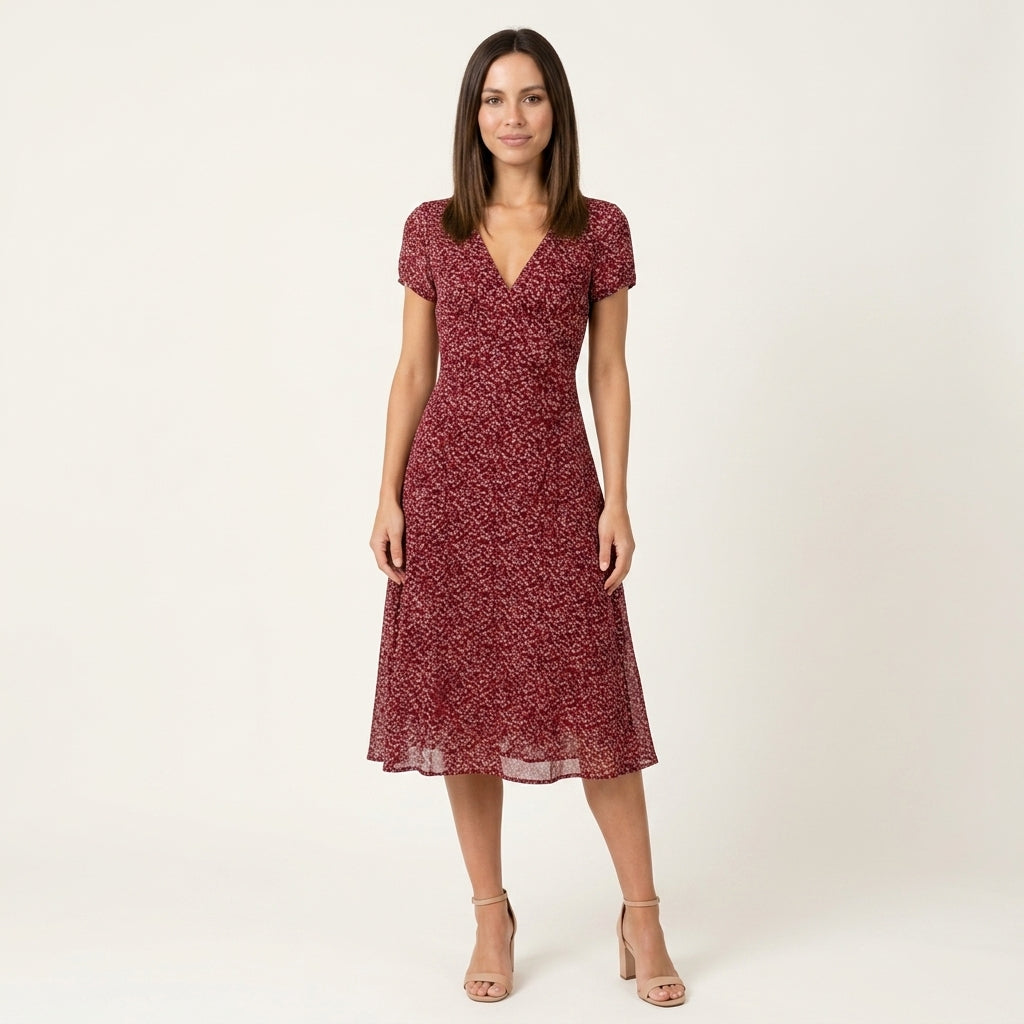 Vestido Línea A Fluido