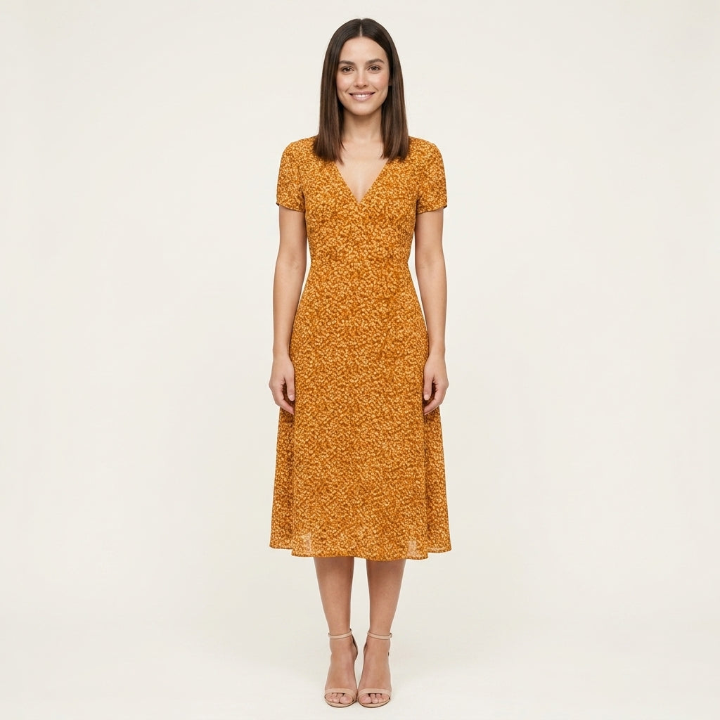 Vestido Línea A Fluido