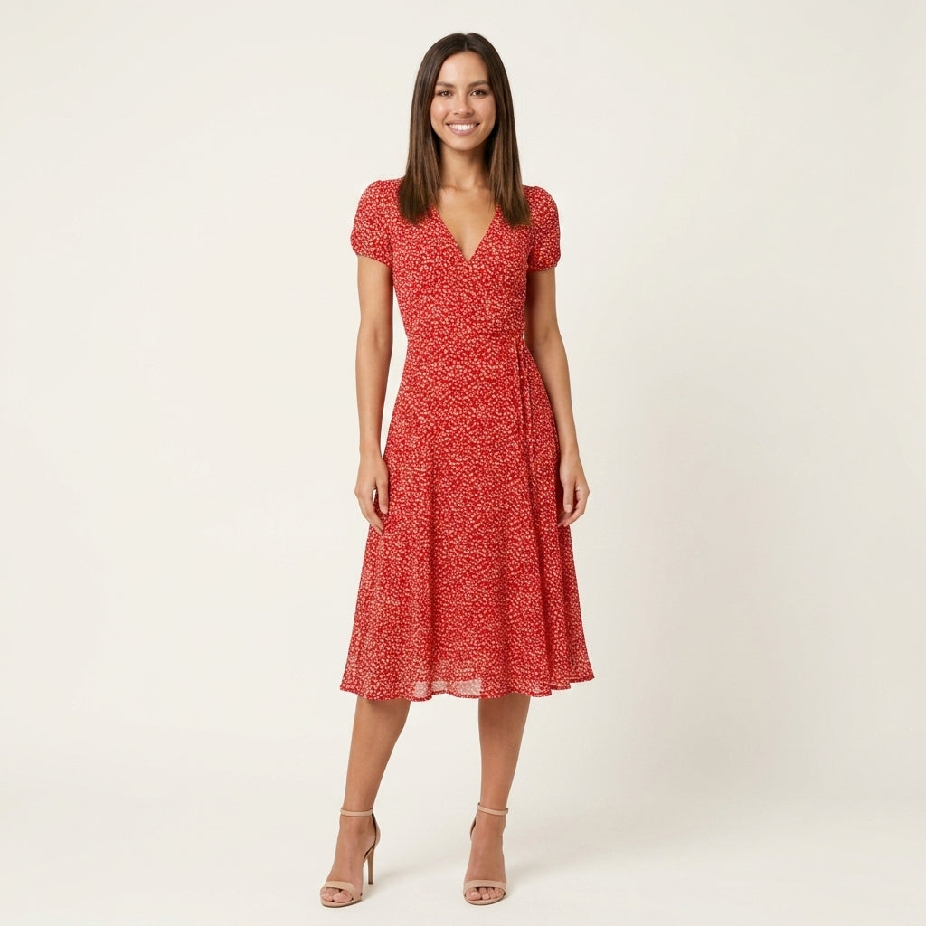 Vestido Línea A Fluido
