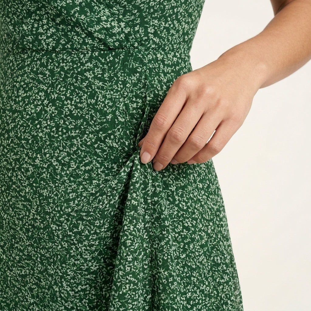 Vestido Línea A Fluido