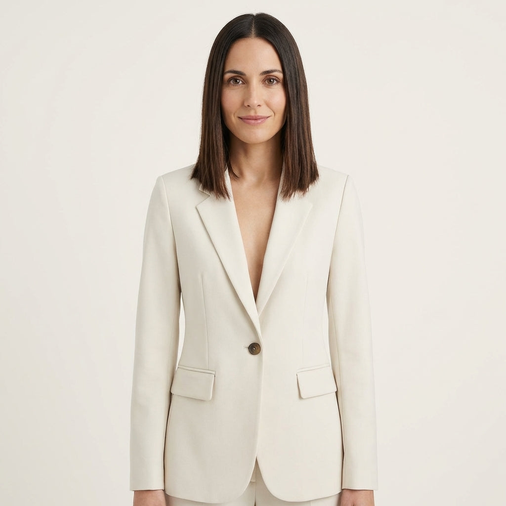 Blazer clásico entallado para mujer