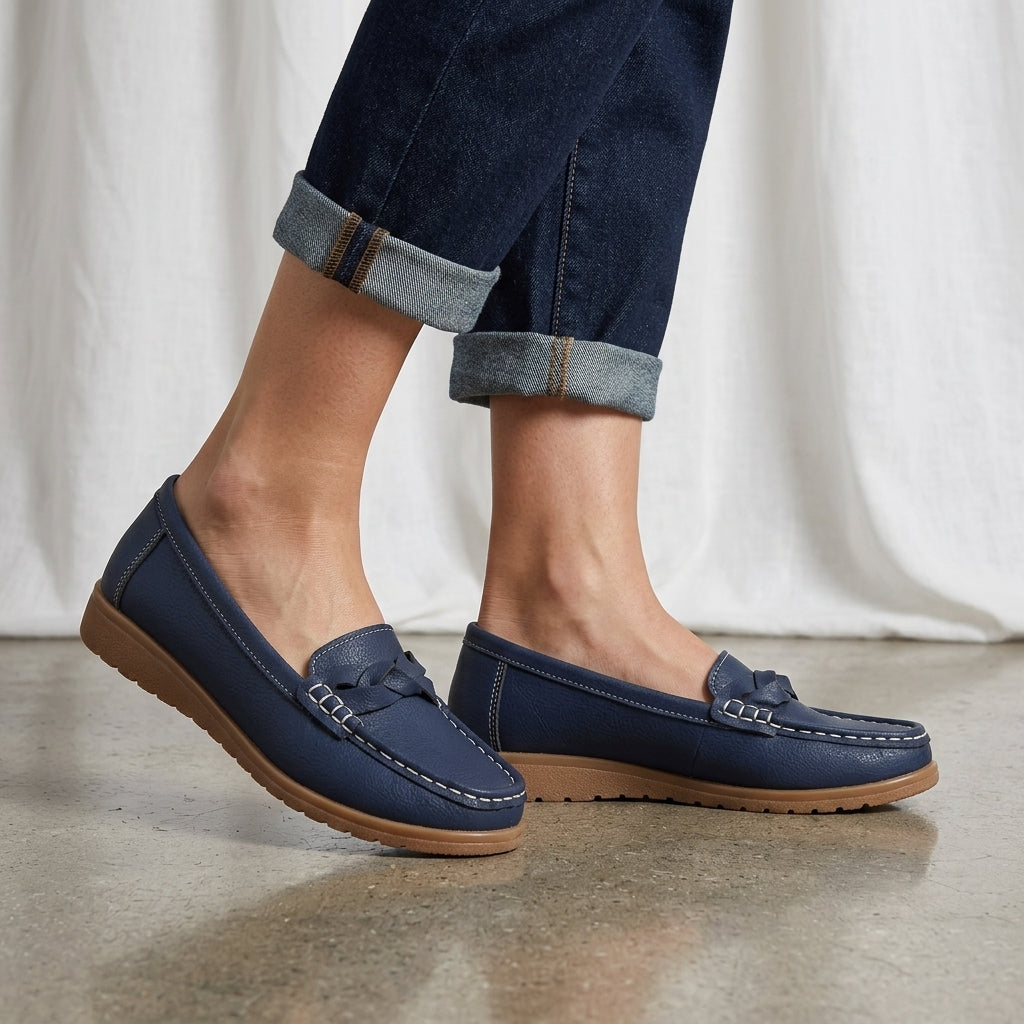 Mocasines Ortopédicos Mujer Piel