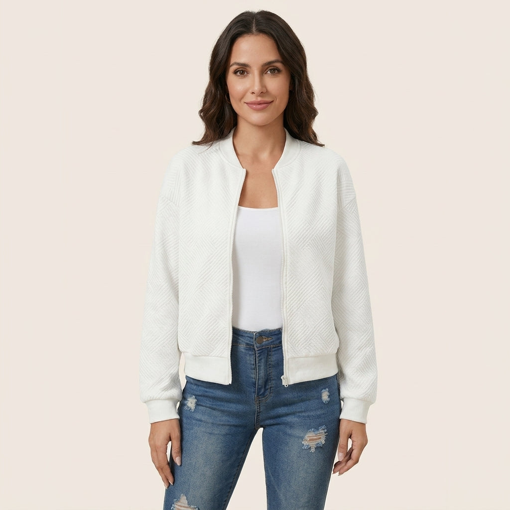 Chaqueta Ligera Con Cremallera