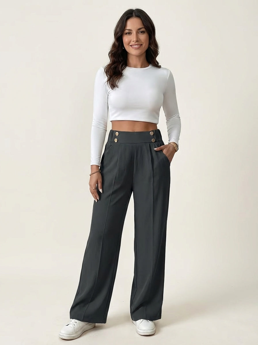 Pantalón oficina elegante mujer