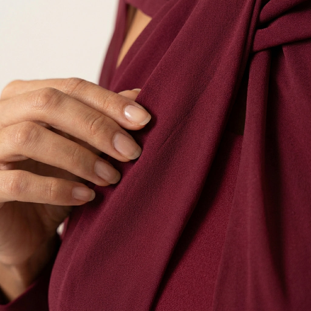 Vestido Midi Cruzado Mujer