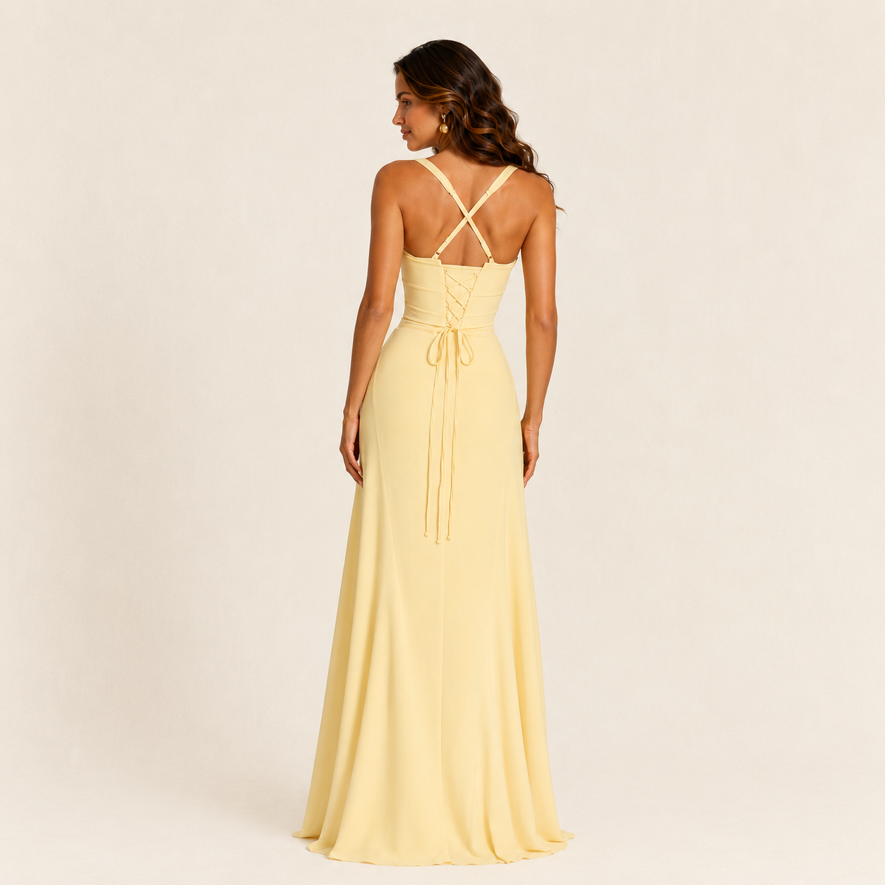 Vestido Maxi Chifón Mujer