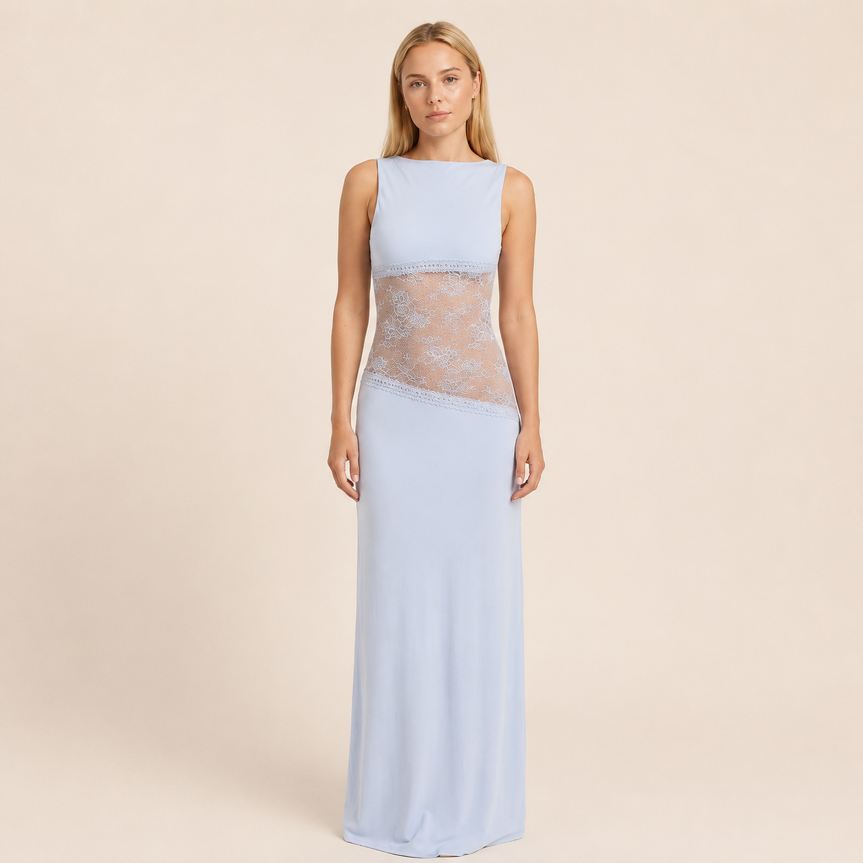 Vestido Maxi Elegante Encaje
