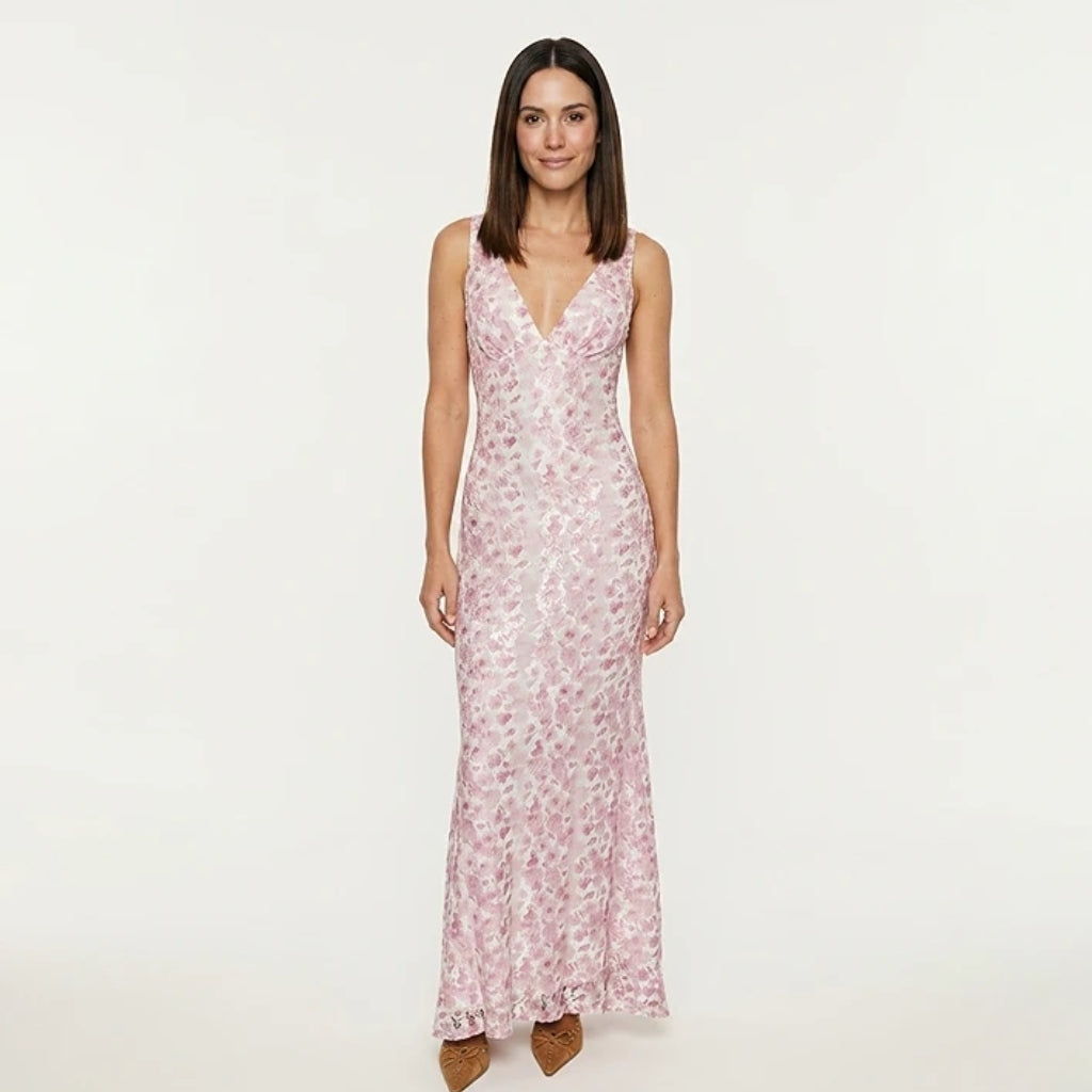 Vestido Maxi Estampado Mujer